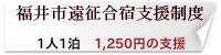福井市遠征合宿支援制度